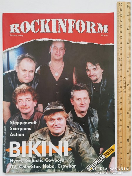 Rockinform magazin 99/3 Bikini Nyers U2 Hobo Scorpions Crowbar Keresztes Ildikó Steppenwolf Elon