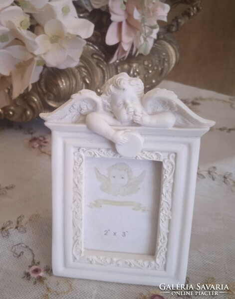 Little angelic photo holder ornament