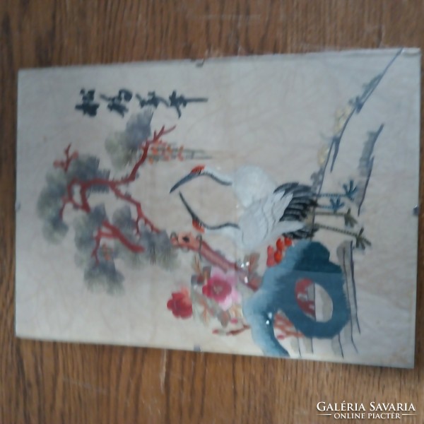 Chinese silk picture can be negotiated by writing