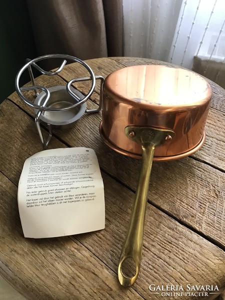 Old Ikea express copper warming pot, with original paper