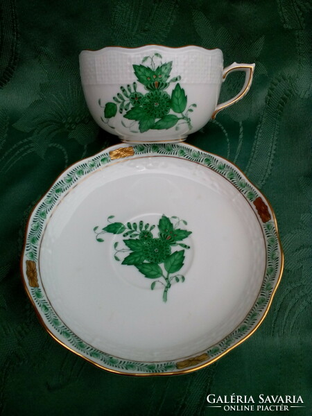 Herend Appony pattern tea cup and saucer (3)