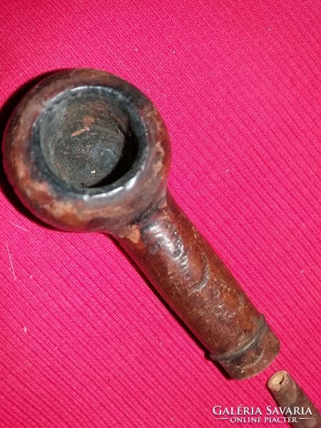 Antique very nice carved pipe waiting for renovation according to pictures