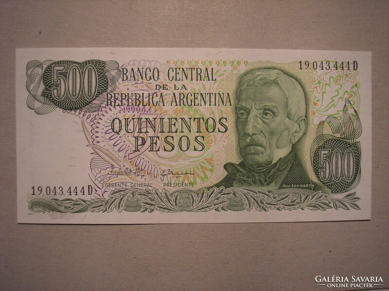 Argentina-500 pesos 1977 oz