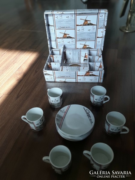 Coffee set in a box