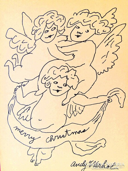 Warhol: angels - letter of originality! Make an offer!