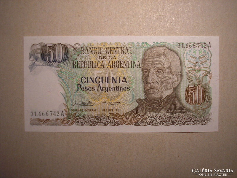 Argentína-50 Pesos 1983 UNC