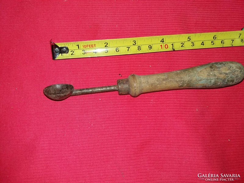 Antique colander, colander, fruit / vegetable scoop as shown in the pictures