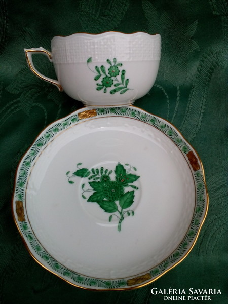 Herend Appony pattern tea cup and saucer (3)