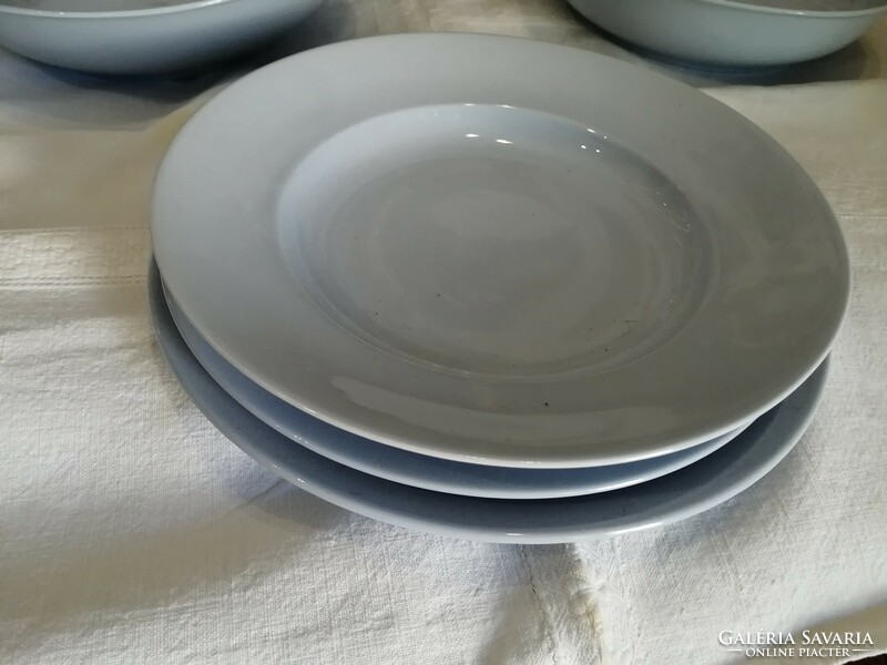 Herend blue-glazed plate set