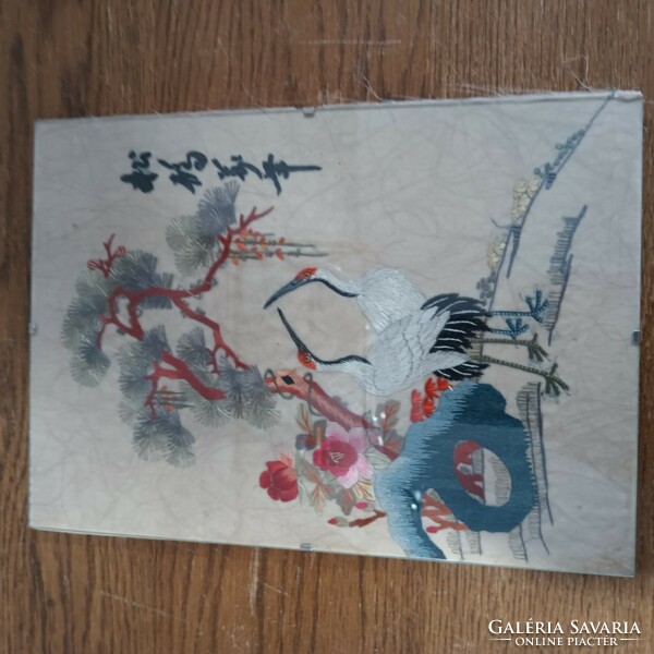 Chinese silk picture can be negotiated by writing