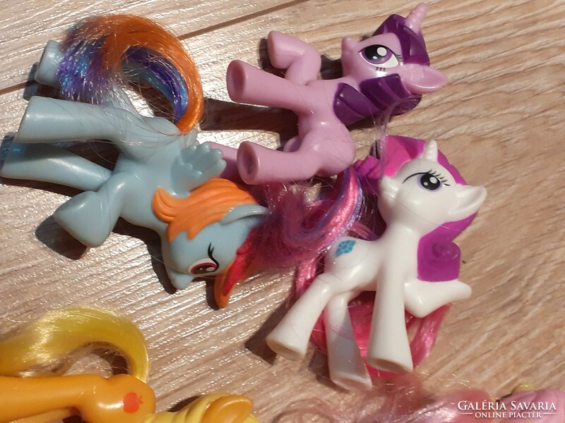 Mlp my little pony mc donalds mekis figure line 2011 - 6 pcs in one