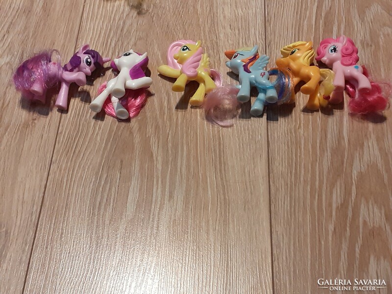 MLP My Little Pony Mc Donalds mekis figura sor 2011 - 6 db egyben