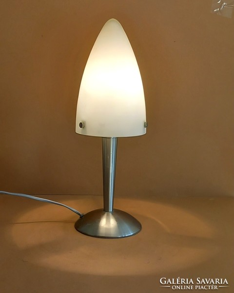 Glass mushroom design lamp negotiable art deco