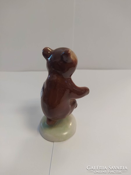 Raven house porcelain teddy bear