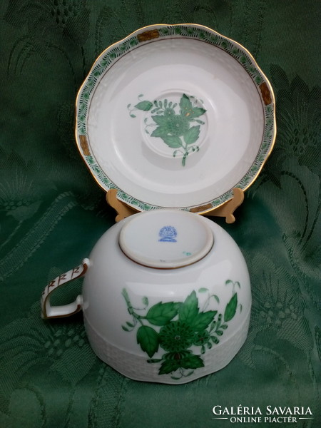 Herend Appony pattern tea cup and saucer (3)