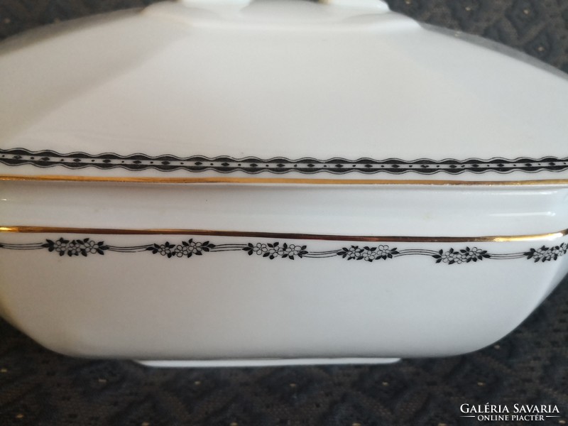 Csehszlovák több funkciós porcelán kínáló tál- leveses, köretes, főzelékes, stb