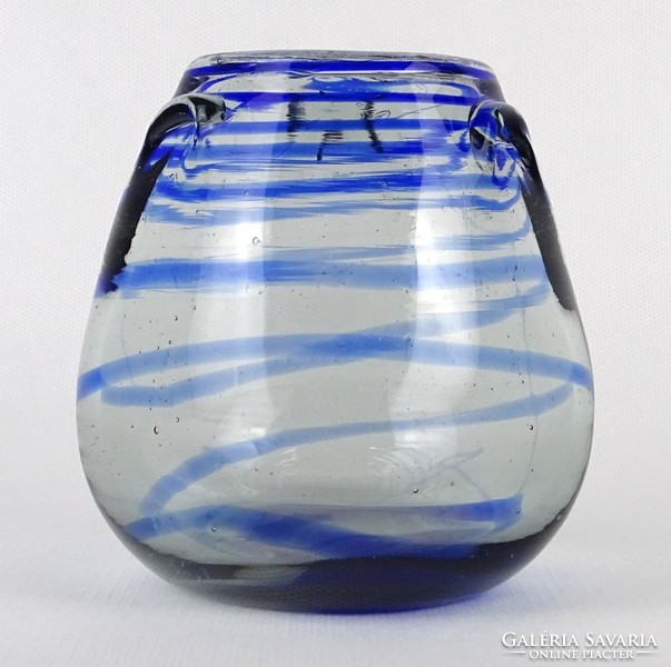 1O207 old Murano blown glass vase 11 cm