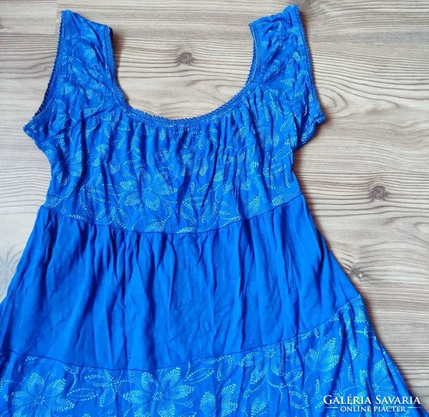 Dark blue m viscose dress