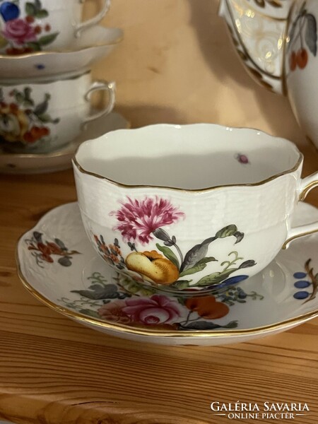 Herend fruit pattern, 6 pcs. Tea set 449,990 instead of 499,000