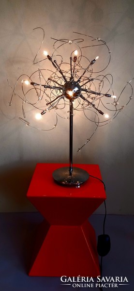 Szputnyik króm kristály design asztali lámpa.Paul Neuhaus tervezte. Alkudható!
