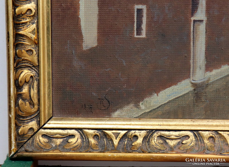Venice, marked painting
