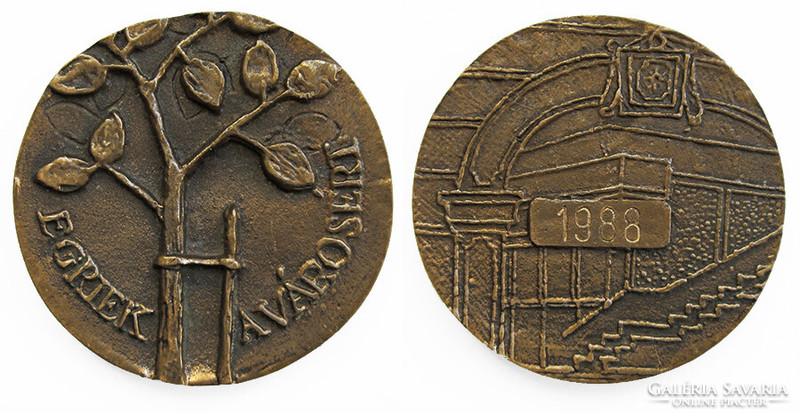 Egriek medal for the city /1988/ - mouse