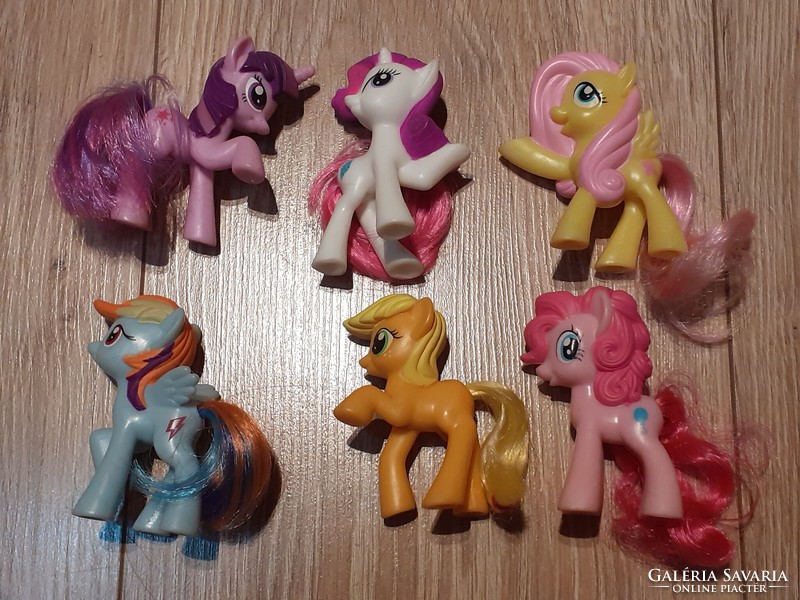 Mlp my little pony mc donalds mekis figure line 2011 - 6 pcs in one