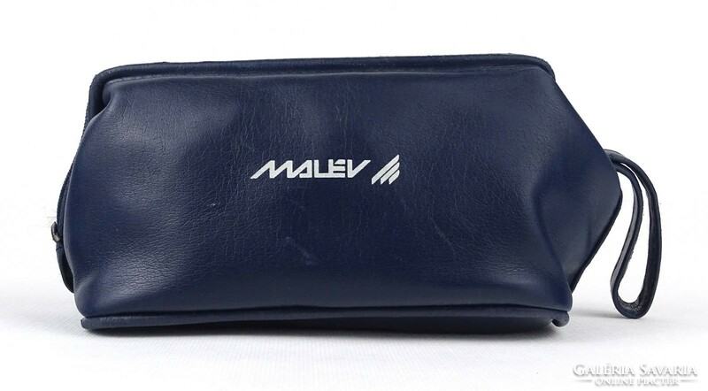 1O509 Malév advertising relic artificial leather case
