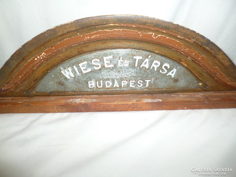 Antique cast iron safe ornament Wiese et al. Budapest