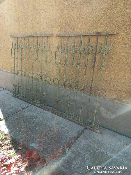 Antique wrought iron fence