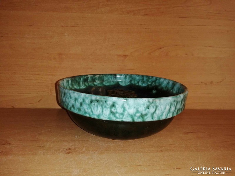 Craftsman ceramic ikebana vase - 7 cm high, dia. 17 cm (24/d)