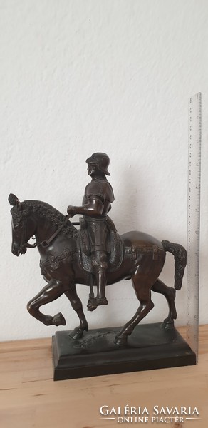 Bartolomeo Colleoni lovas bronz szobra