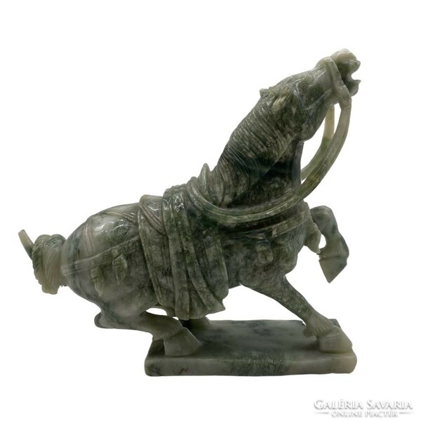 Jade Equestrian Statue - m1347