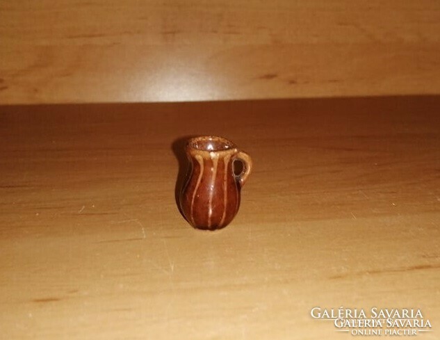 Mini ceramic jug - 2.2 cm high (1/p)