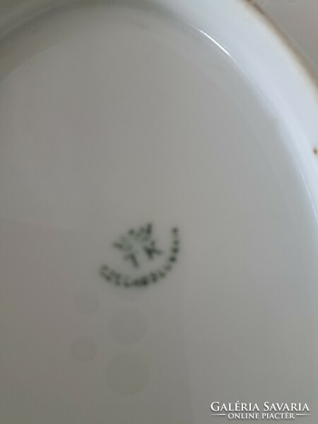 Czechoslovakian porcelain sauce bowl
