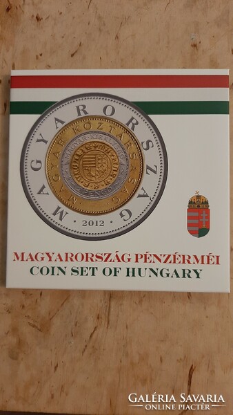 Coins of Hungary 2012 circulation line prooof unc