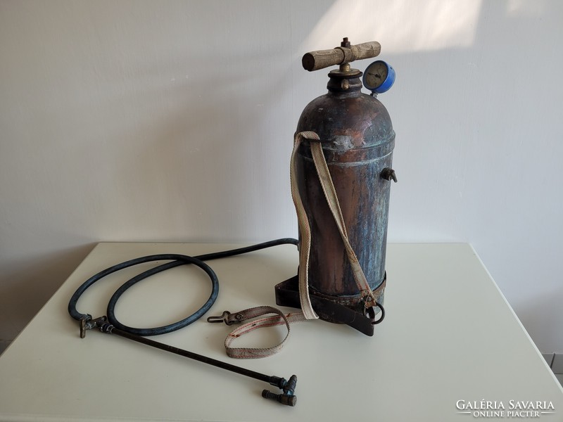 Old vintage copper copper back sprayer