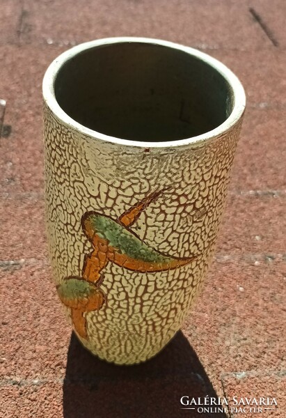 Marked applied art ceramic vase