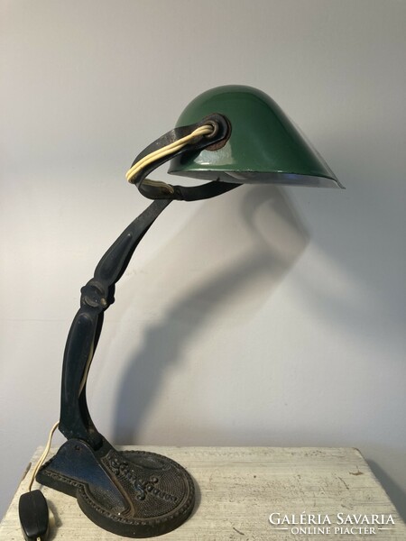 Enamel bank lamp