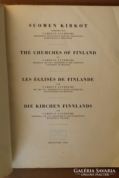 Finnish churches book album