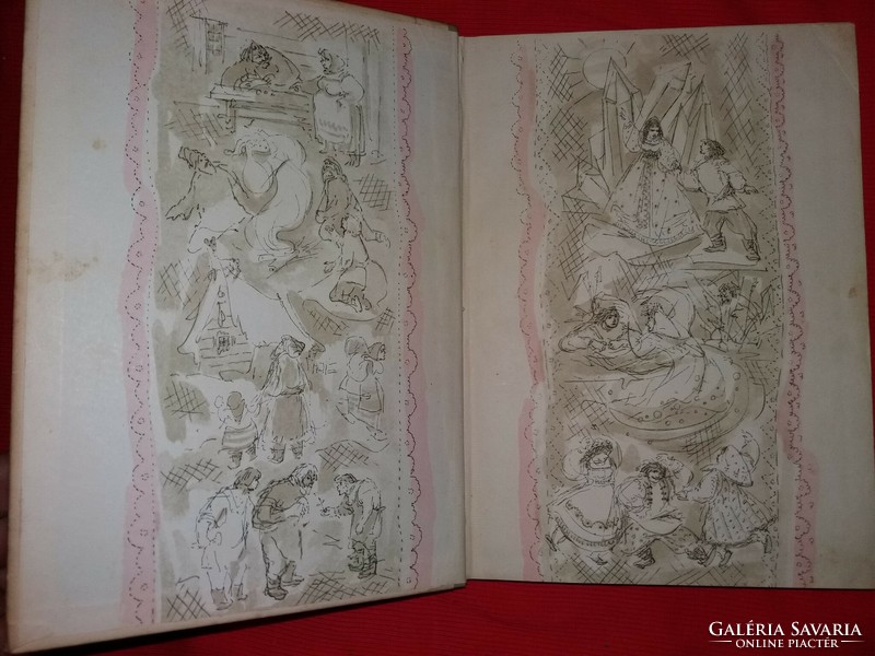 1960 Bazsov: Mother Wraith's Well fairy tale book with drawings by Róna Emy, according to pictures, móra