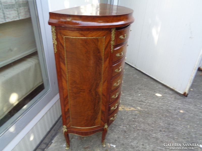 A seven-drawer chest of drawers