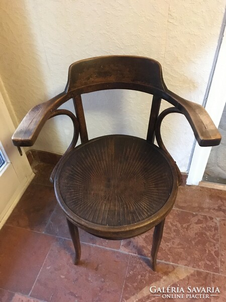 J & j kohn (thonet) antique armchair marked