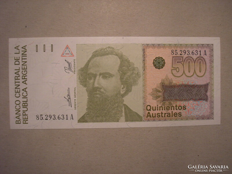 Argentina-500 australes 1988 unc