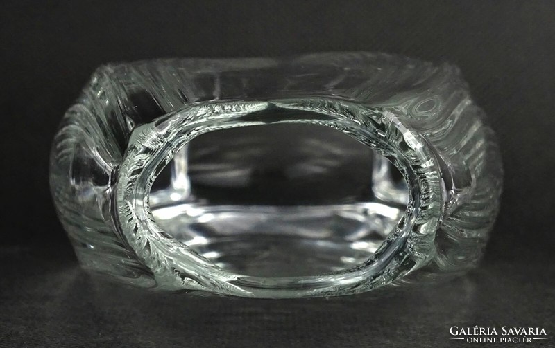 1O235 Gyöngyvirág díszes fújt üveg váza 25 cm