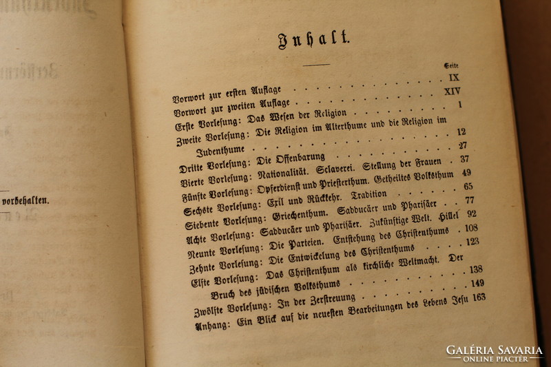 Abraham Geiger Das Judenthum und seine Geschichte, Judaika könyv