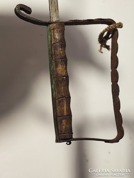 A children's sword with a wooden handle