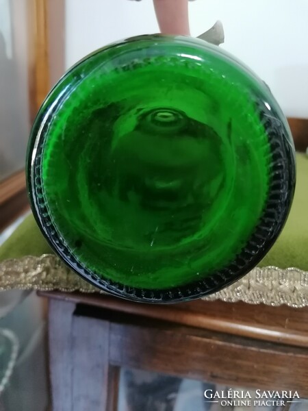 Old beer bottle with buckle