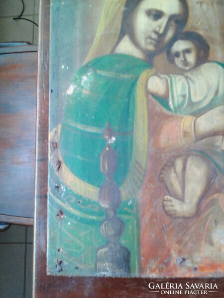 Antique orthodox icon