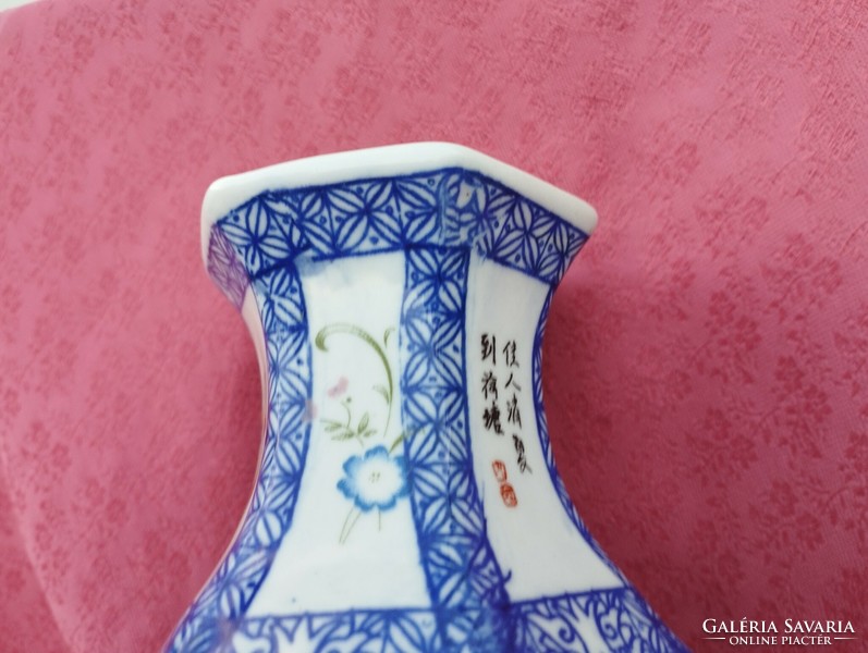 Beautiful oriental porcelain vase